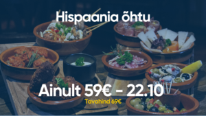 Hispaania õhtu Restoran Mio Mare-s 03.10.
