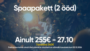Spaapakett 2 ööd